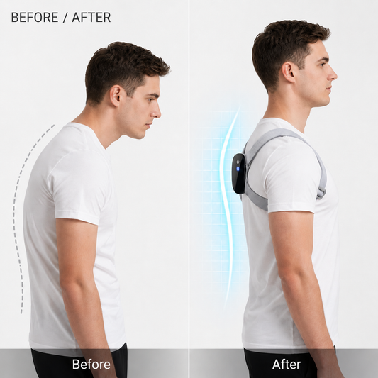 POSTURA Brace back panel with vibration sensor and USB charge port