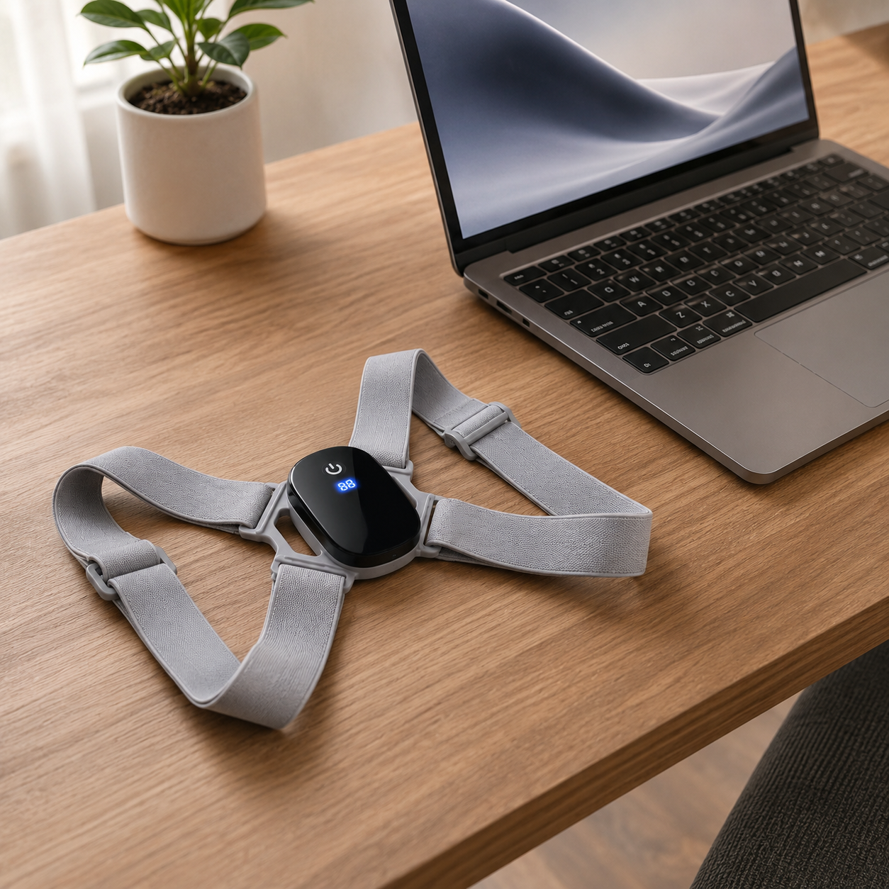 POSTURA homepage hero alternate — confident posture before and after using the Brace