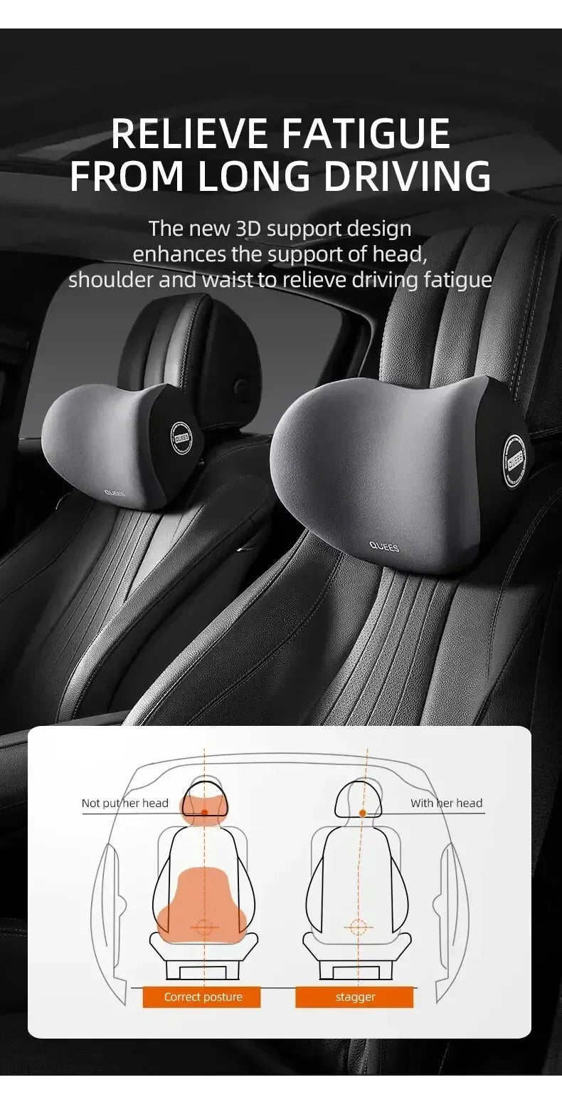 POSTURA CarRest pillow in brown color option for car interior