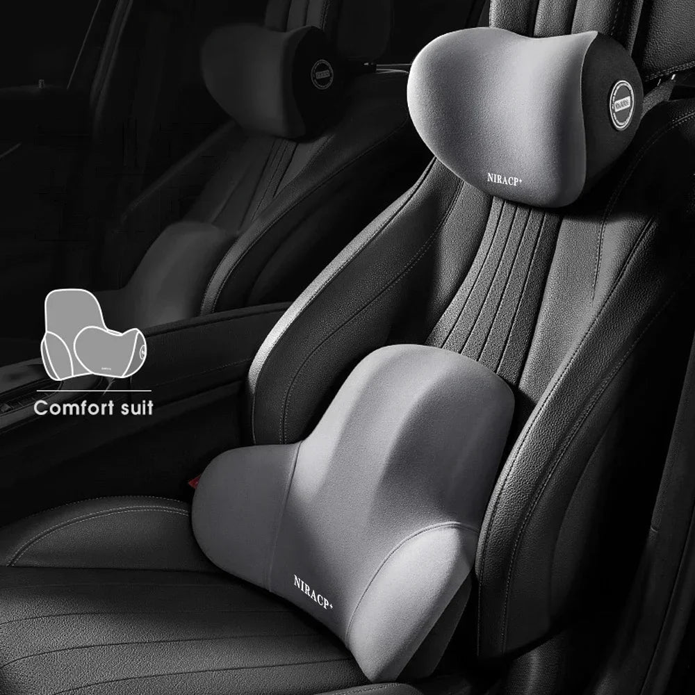 POSTURA CarRest lumbar support cushion for ergonomic driving posture