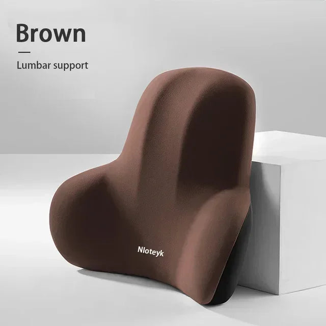 POSTURA CarRest pillow on passenger seat for relaxed travel posture